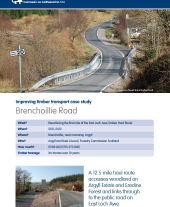 Improving Timber Transport Case Study: Brenchoillie Road